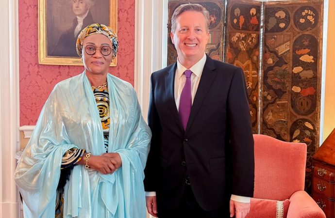 Oluremi Tinubu Meets US Envoy, Emphasises Education and Child Welfare