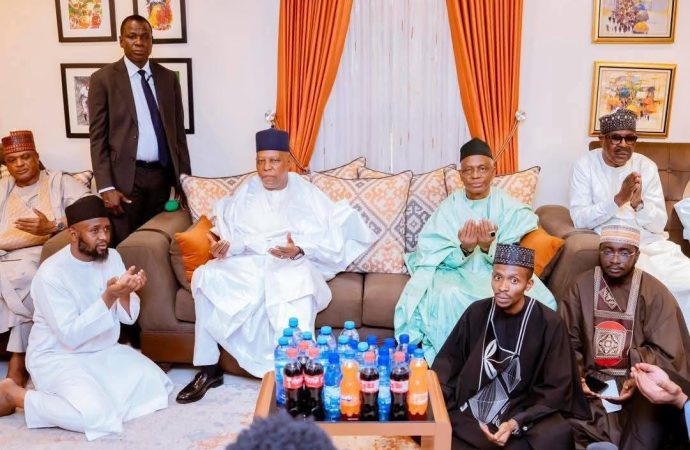 Kashim Shettima Visits Nasir El-Rufai, Calls for National Unity After Mother’s Passing