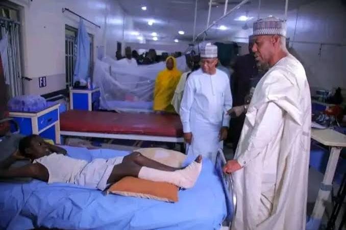 Zulum Visits Maiduguri Blast Victims, Assures Residents