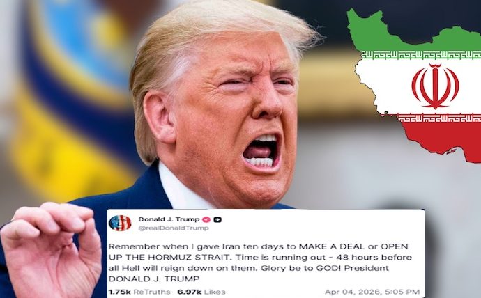 Donald Trump Gives Iran 48-Hour Deadline Over Strait of Hormuz