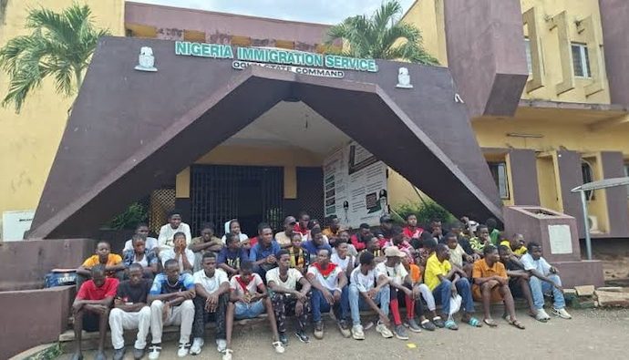 Joint Security Sweep in Ogun Nets 46 Foreign Nationals Over Immigration Breaches