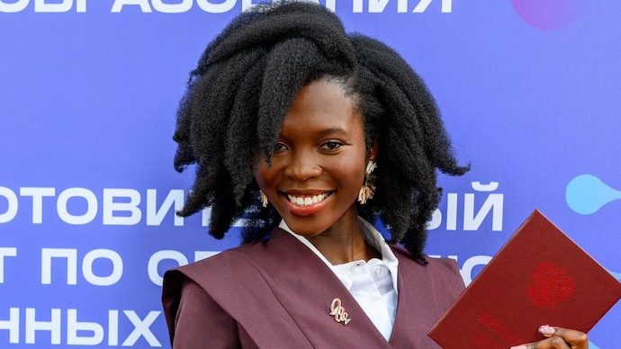 Nigerian Student Graduates From Russian Medical School With 4.90 CGPA, Delivers Valedictory Speech in Russian