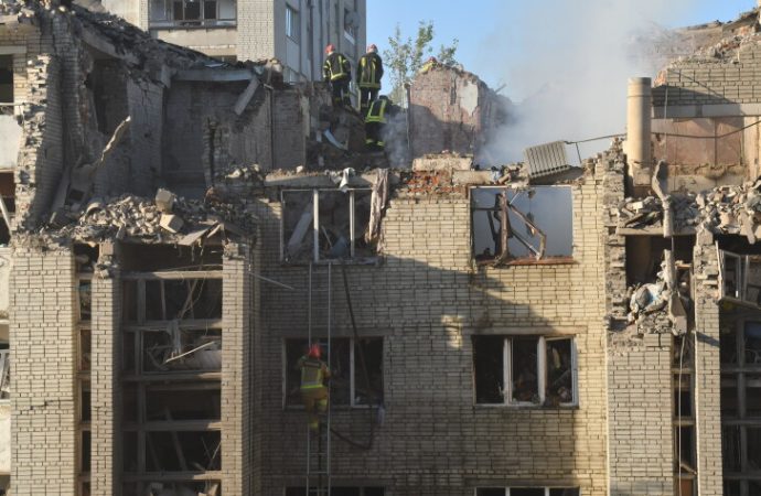 Russian Missile Barrage Kills Eight Across Ukraine, Poland Deploys Fighter Jets To Guard Airspace